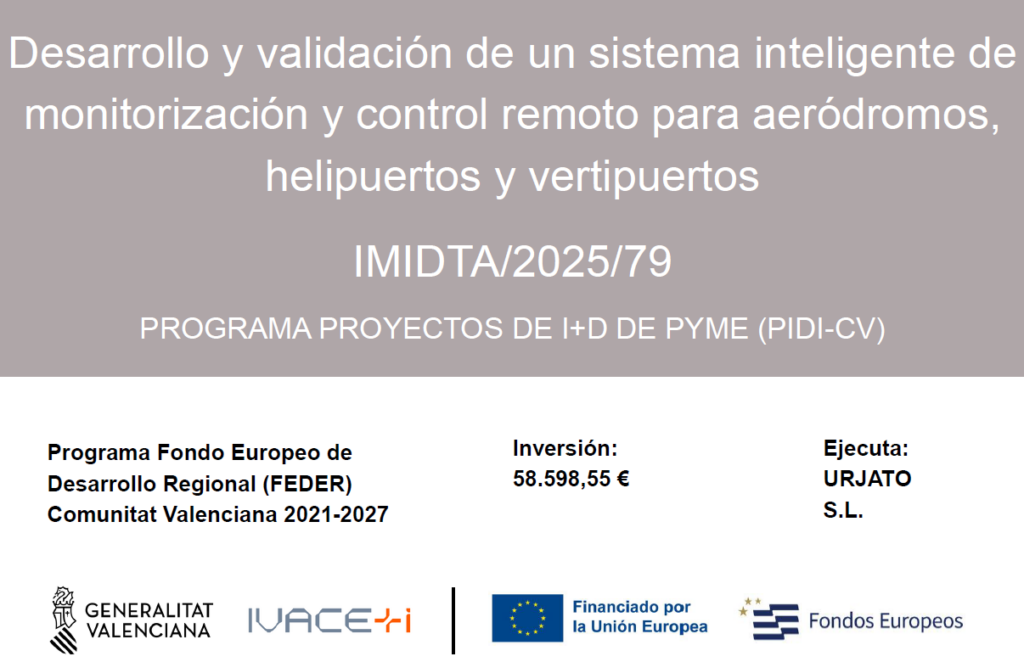 Cartel del proyecto IMIDTA/2025/79, programa PIDI-CV de IVACE+i, cofinanciado por FEDER